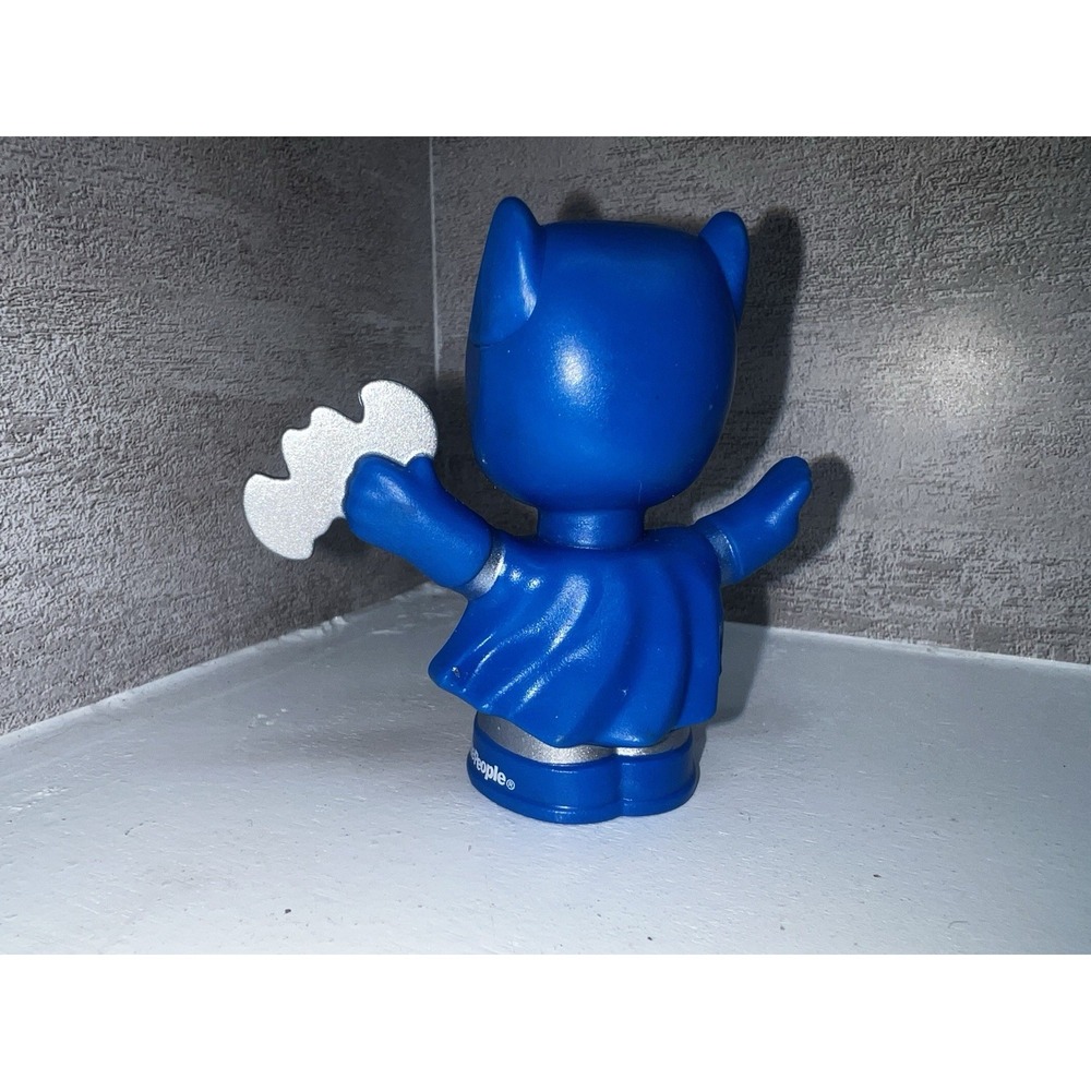 Fisher Price Little People DC Comics Super Friends Blue BATMAN Toy Figure 2020 - Picture 3 of 6